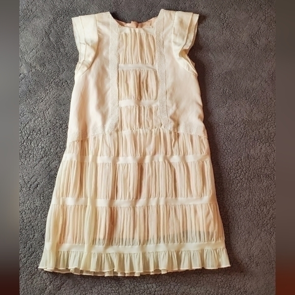 Carrement Beau French Creation Kids Ivory Dress
